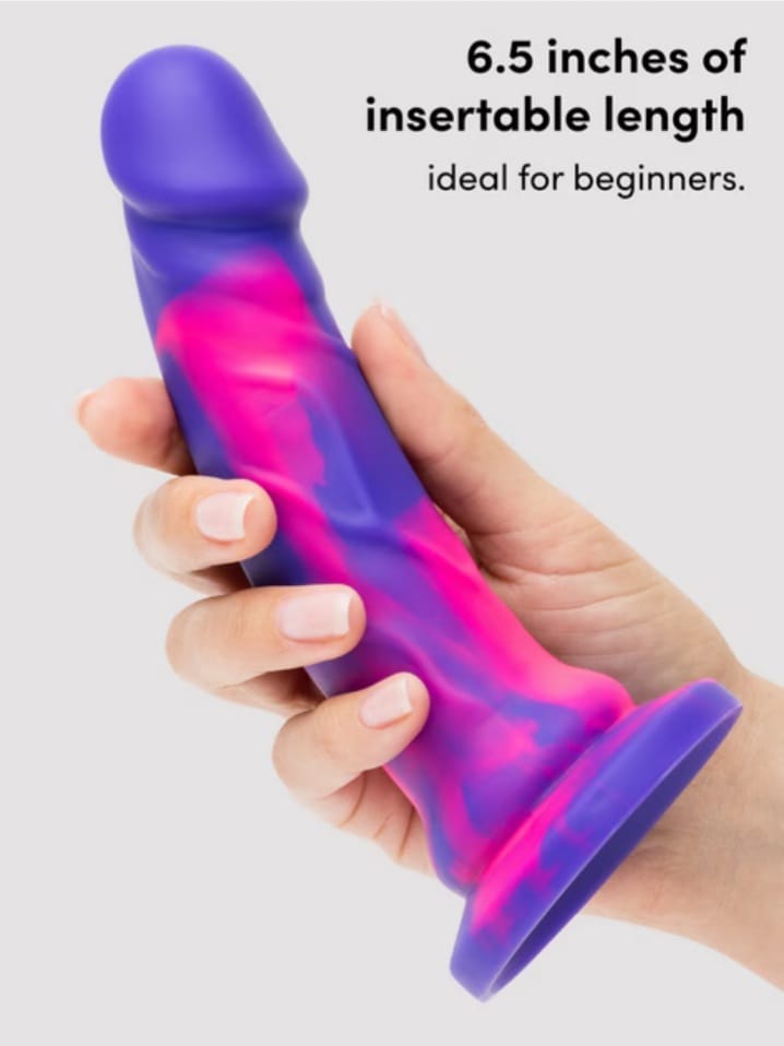 Lifelike Lover Luxe Realistic Multicoloured Silicone Dildo 7 Inch